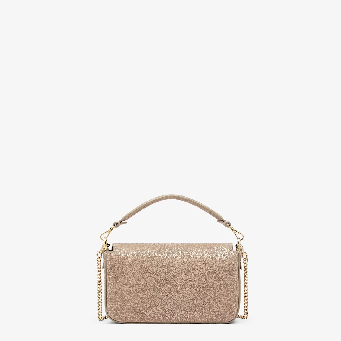 FENDI Baguette® Mini Dove gray stingray leather - Image 2